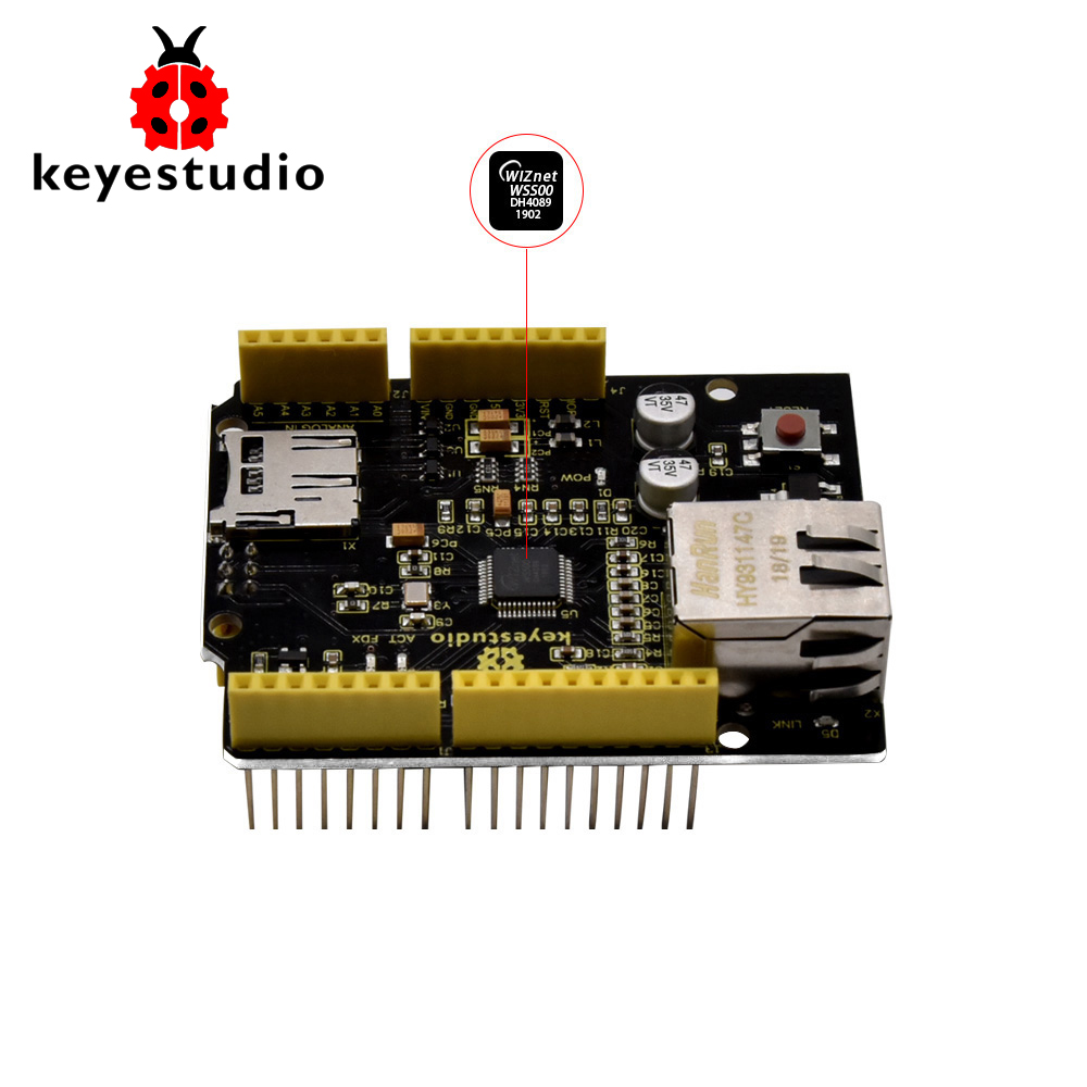 Ethernet W5500 - Keyestudio W5500 arduino용 이더넷 실드 이더넷
