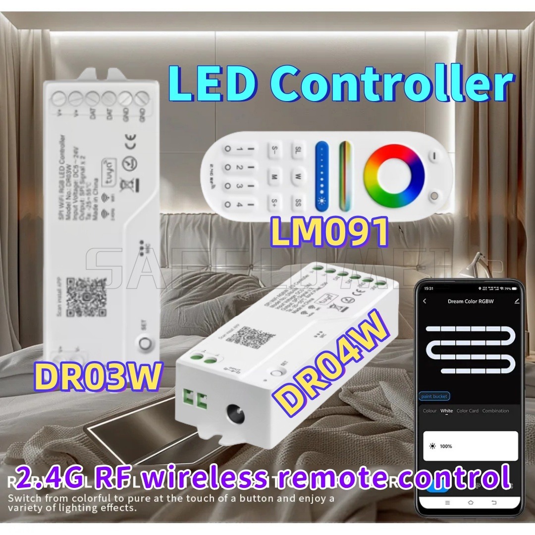 Ws2812B - LED 컨트롤러 LM091/DR03W/DR04W 광 변조기는 Alexa