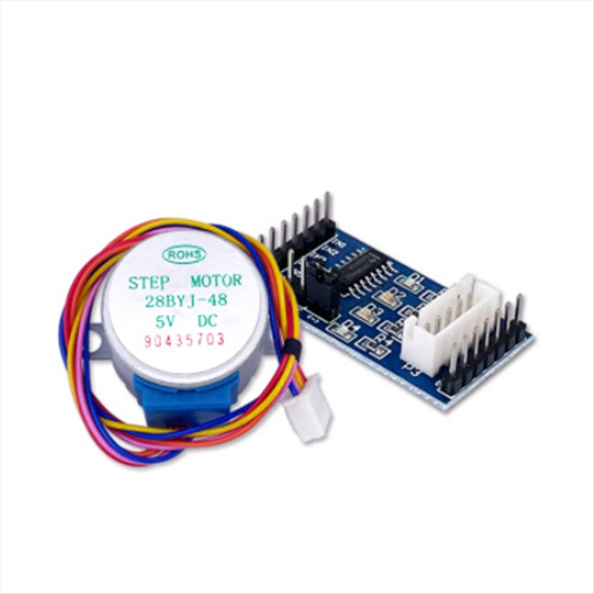 Stepper Motor 28Byj - [모터 부품] 28BYJ-48 기어드 스테퍼 모터,
