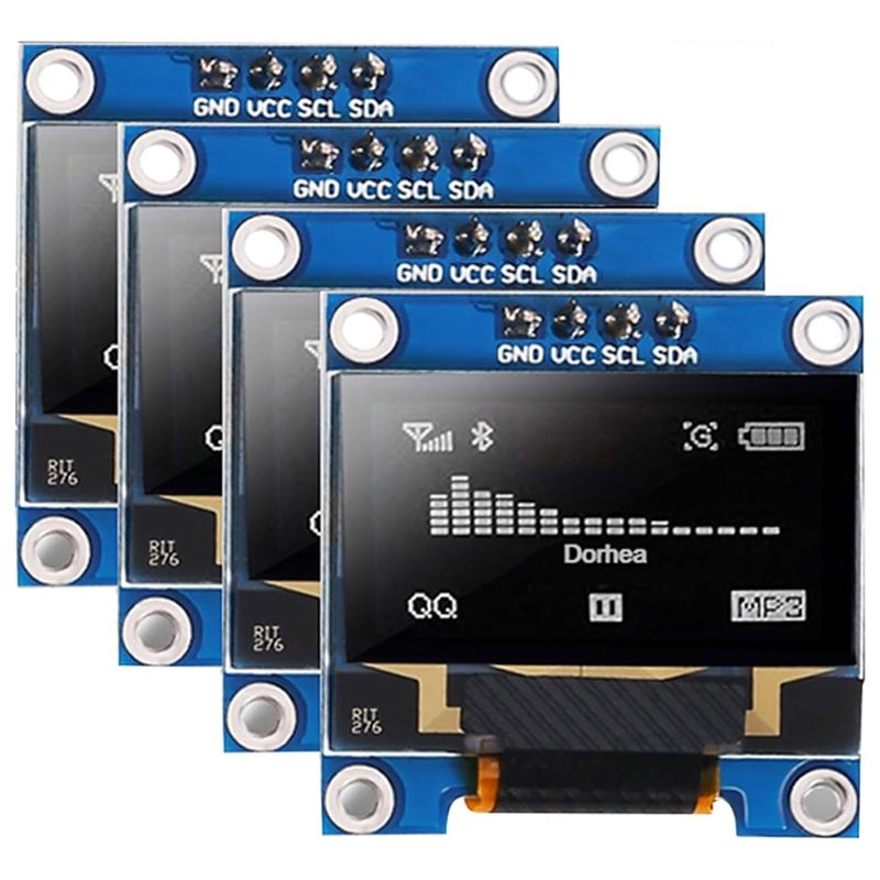 Oled Display 0.96 - A37T-4Pcs 0.96 인치 OLED 디스플레이 모듈