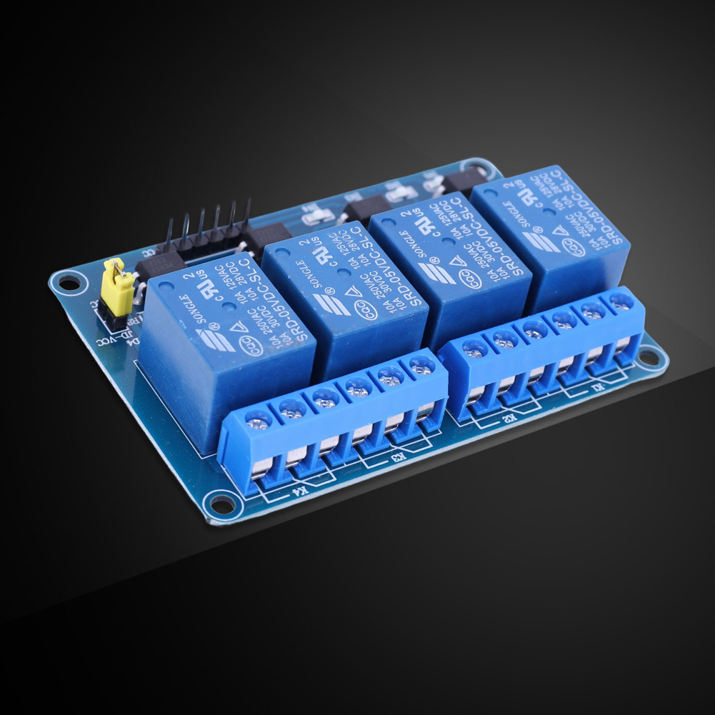 5V 12V 4채널 릴레이 보드(광커플러 포함) 릴레이 - Relay Module 4 Channel 리뷰 및 가격