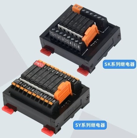 SK/SY 릴레이 모듈 PLC 증폭기 DIN 레일 4/ - Relay Module 4 Channel 리뷰 및 가격