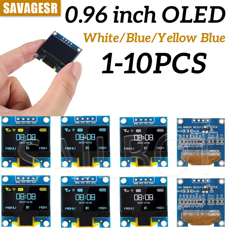 1-10PCS 0.96 인치 OLED 디스플레이 모듈  - Oled Display 0.96 리뷰 및 가격