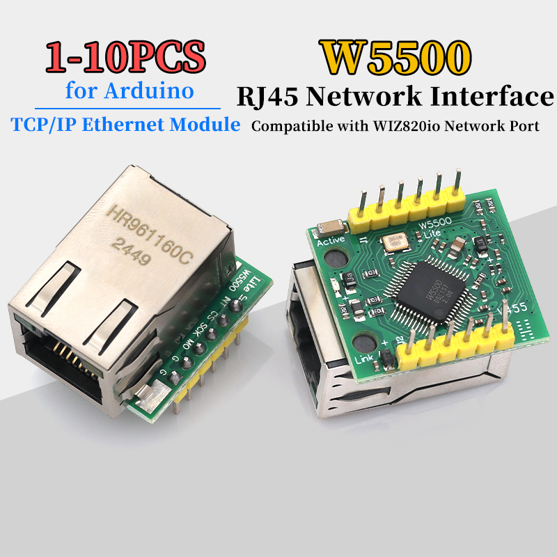 1/5/10Pcs W5500 모듈 TCP/IP 이더넷  - Ethernet W5500 리뷰 및 가격