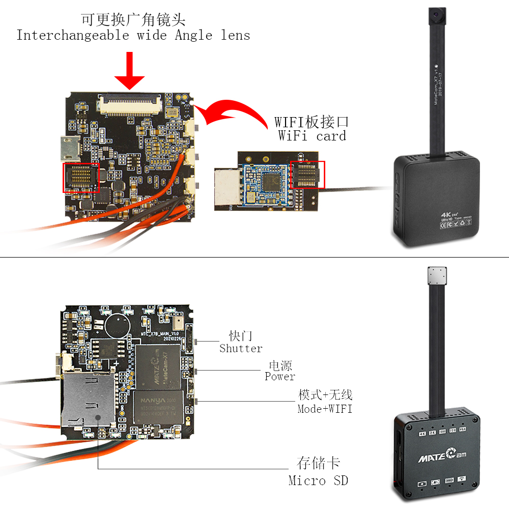 MateCam X7 4K 30FPS 13MP Wifi  - Sd Card Module 리뷰 및 가격