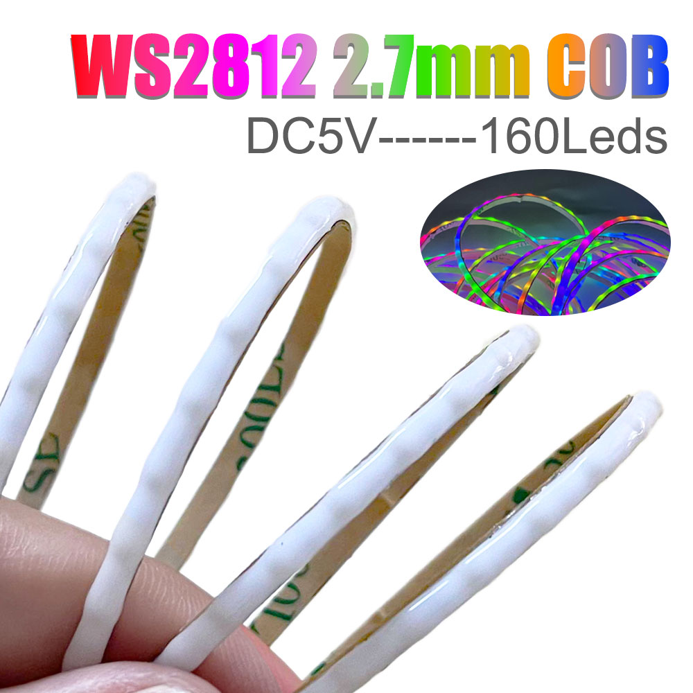 초협폭 COB LED 스트립, 고밀도, 개별 주소 지정 - Neopixel 리뷰 및 가격