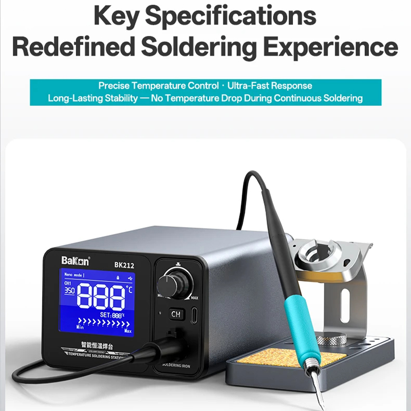 바콘 BK212 스마트 납땜 스테이션 180W, 100 - Soldering Iron Temperature Probe 리뷰 및 가격
