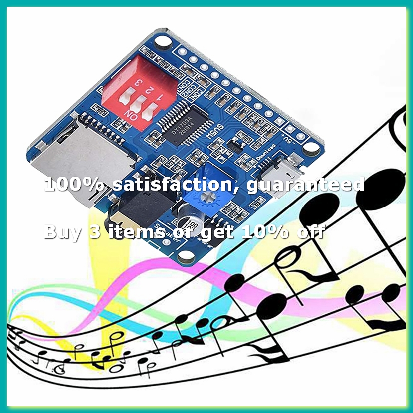 MP3 음악 플레이어용 DY-SV5W 음성 재생 모듈  - Sd Card Module 리뷰 및 가격
