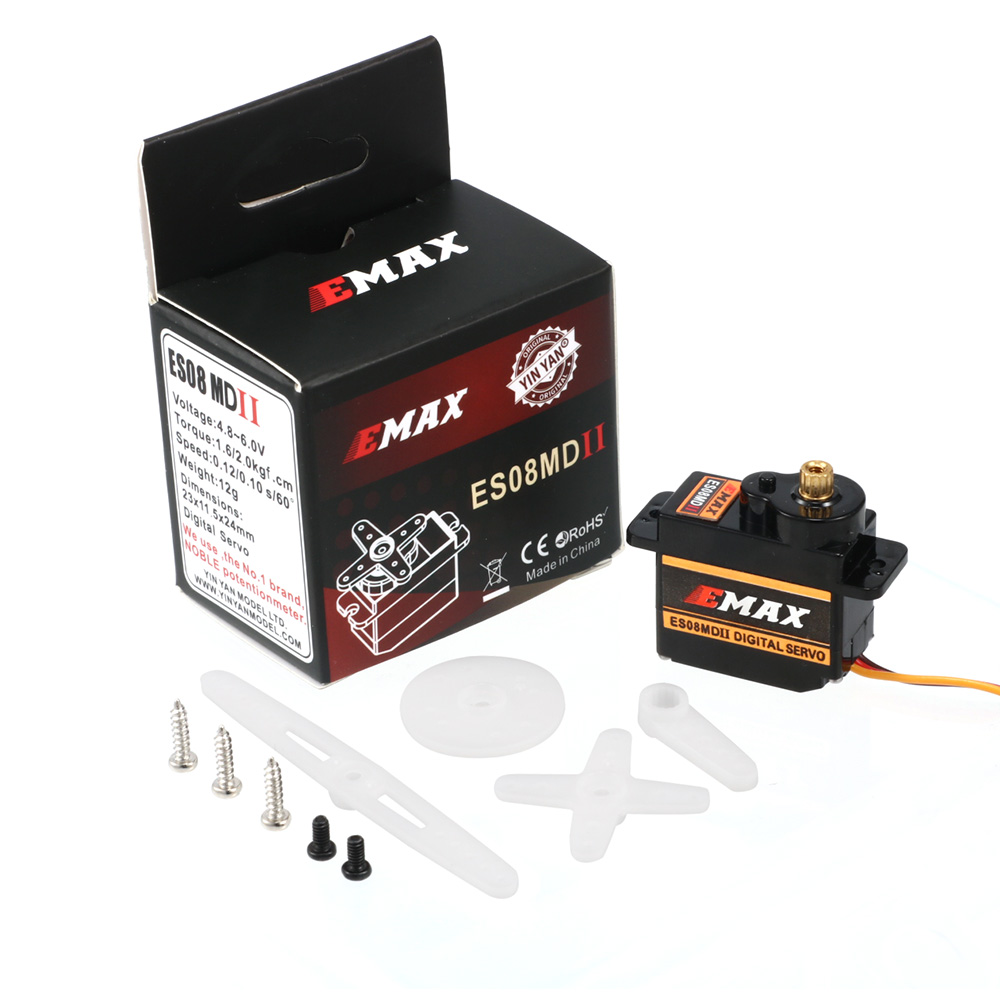 2/4/10pcs EMAX ES08MD II 메탈 기어 - Servo Sg90 리뷰 및 가격