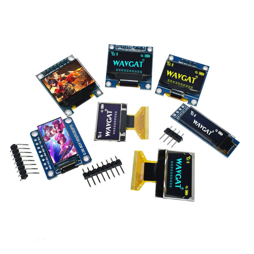 흰색 노란색 파란색 4핀 7핀 128X64 OLED L - Oled Display 0.96 리뷰 및 가격