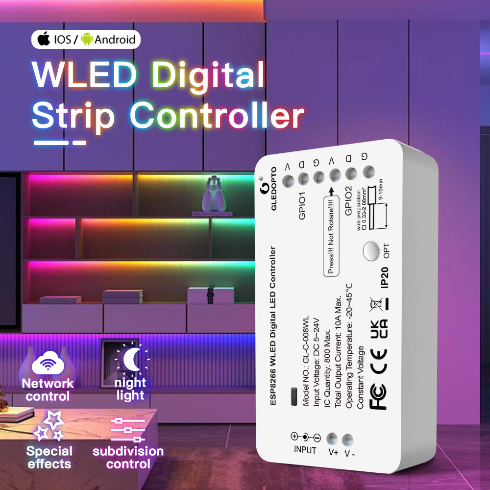 5V-24V WLED RGB RGBW 디지털 스트립 조 - Ws2812B Strip 5V 리뷰 및 가격