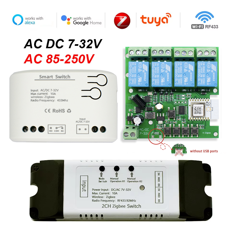 Tuya Zigbee 원격 제어 스마트 스위치 1ch  - Relay Module 4 Channel 리뷰 및 가격