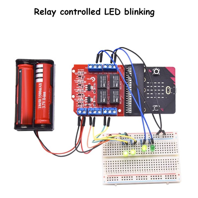 A64I 마이크로비트 4채널 릴레이 모듈 쉴드 5V 하 - Relay Module 4 Channel 리뷰 및 가격