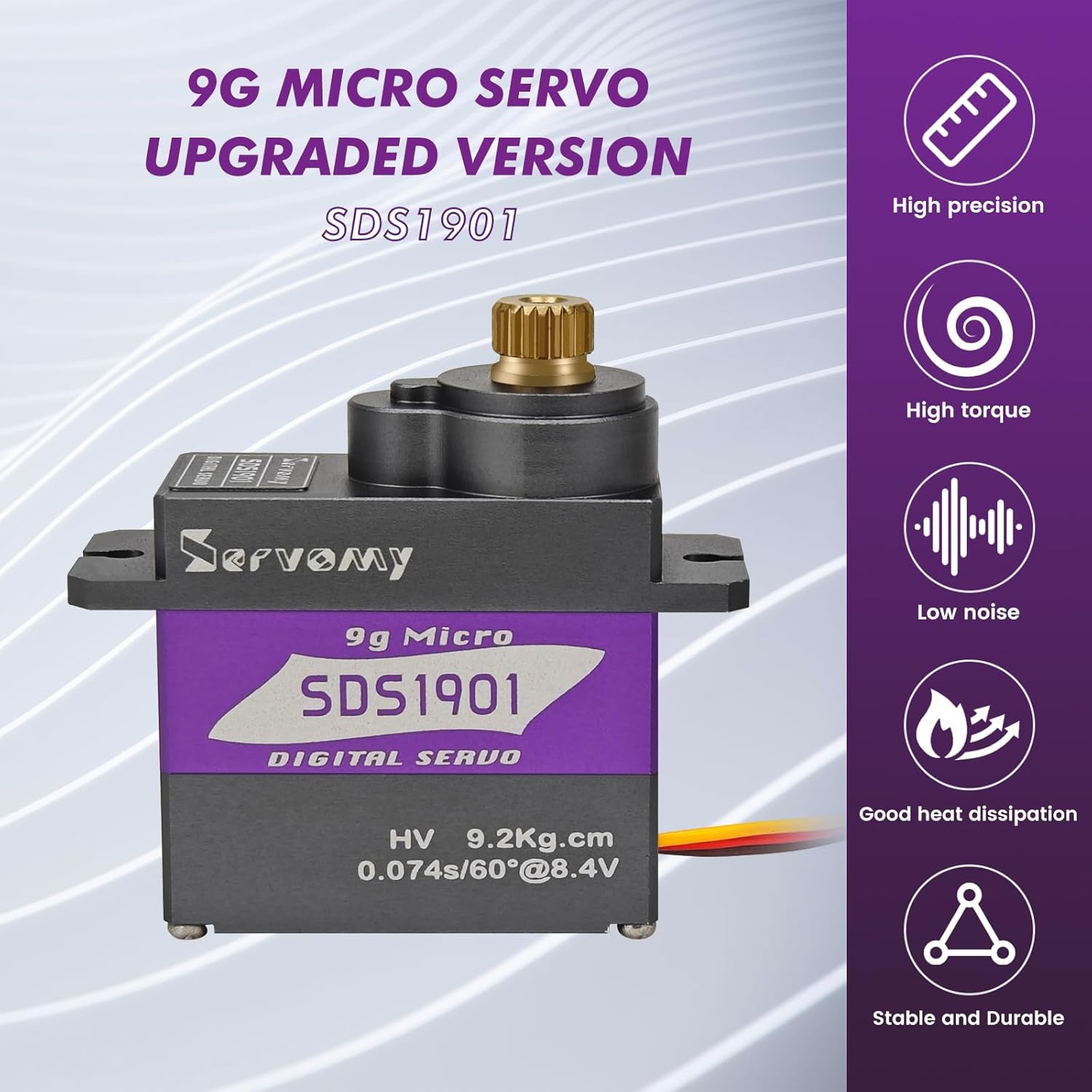 SERVOMY-SDS1901 디지털 9G 마이크로 코어 - Servo Sg90 리뷰 및 가격