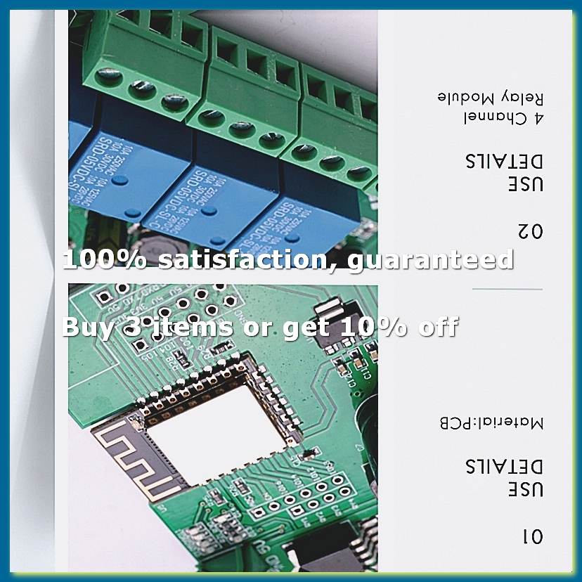 ESP8266 무선 WIFI 4채널 릴레이 모듈 ESP - Relay Module 4 Channel 리뷰 및 가격