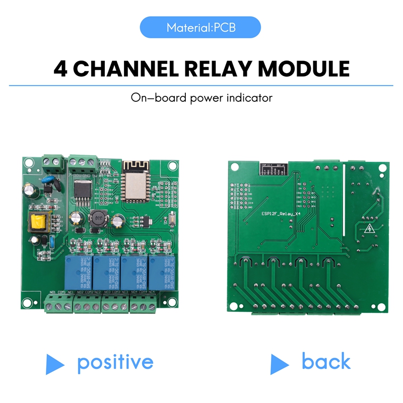 ESP8266 무선 WIFI 4채널 릴레이 모듈 ESP - Relay Module 4 Channel 리뷰 및 가격