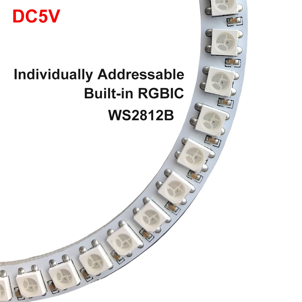 DC5V 12V WS2812B SK6812 Luces  - Ws2812B Strip 5V 리뷰 및 가격